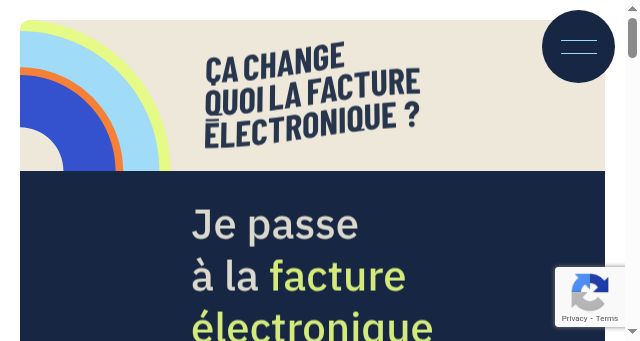 Screenshot of facture-electronique-france.org