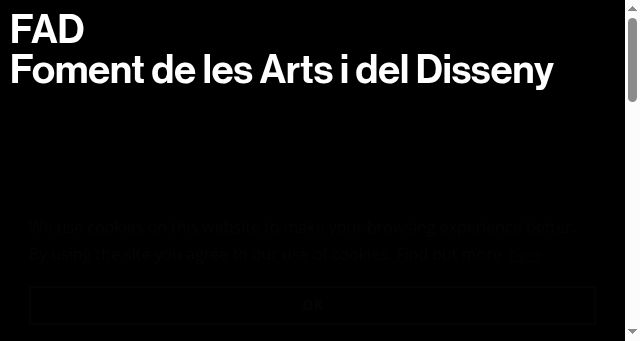 Screenshot of fad.cat