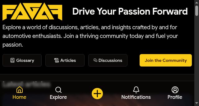 Screenshot of fagaf.com