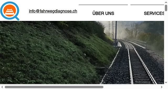 Screenshot of fahrwegdiagnose.ch