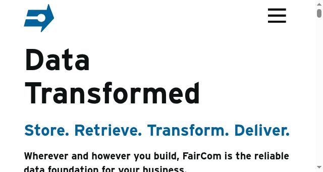 Screenshot of faircom.com