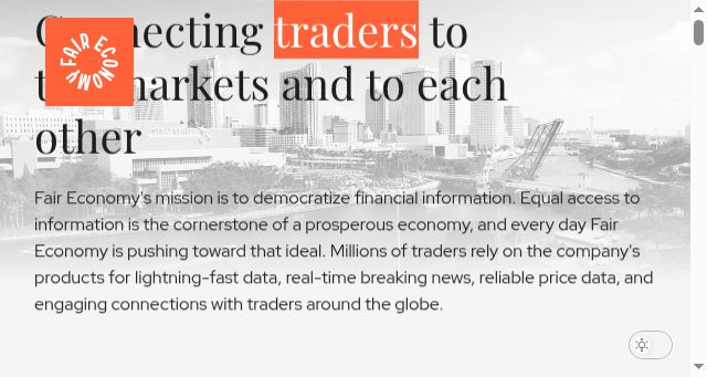 Screenshot of faireconomy.com