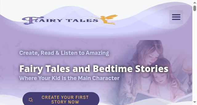 Screenshot of fairytales.app
