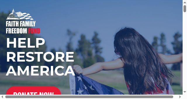 Screenshot of faithfamilyfreedom.org