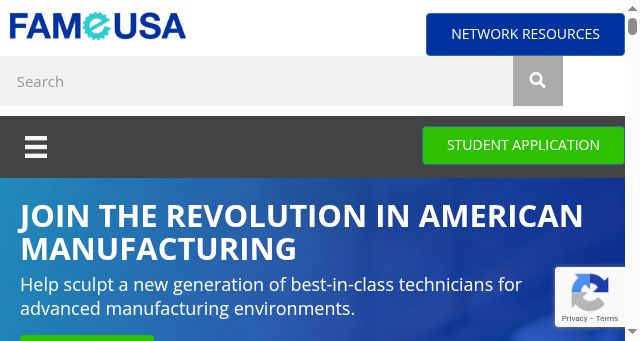 Screenshot of fame-usa.com