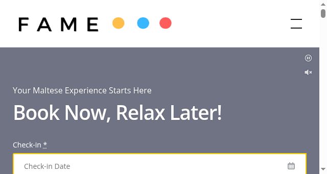 Screenshot of fameestates.com