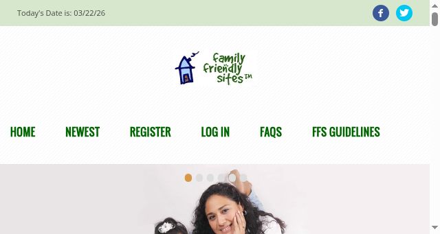 Screenshot of familyfriendlysites.com