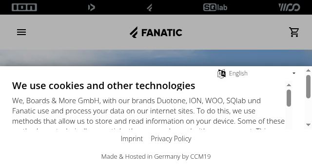 Screenshot of fanatic.com