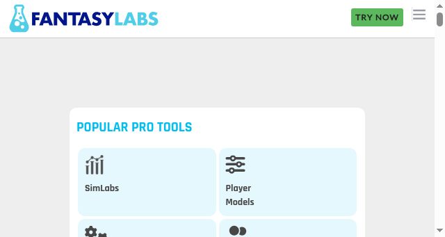 Screenshot of fantasylabs.com