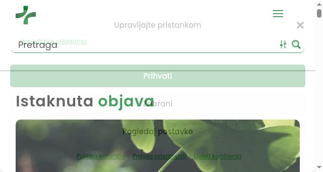 Screenshot of farmaceut.hr