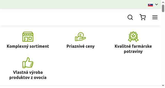 Screenshot of farmarik.sk