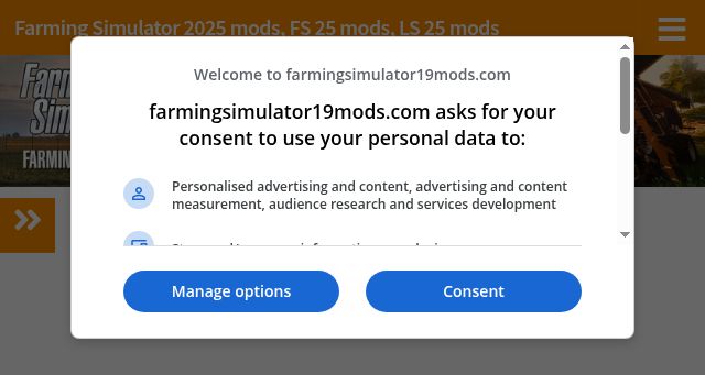 Screenshot of farmingsimulator19mods.com
