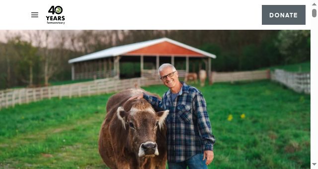 Screenshot of farmsanctuary.org