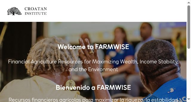 Screenshot of farmwisehub.org