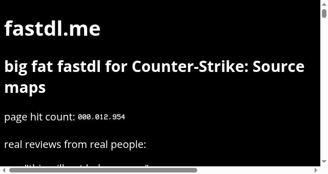 Screenshot of fastdl.me