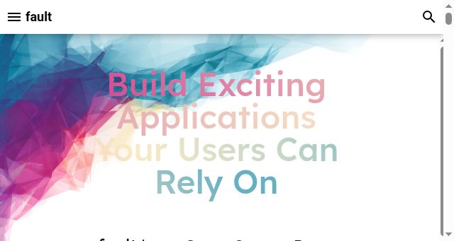 Screenshot of fault-project.com