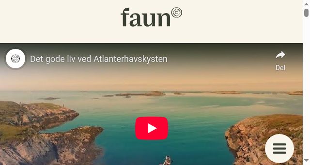 Screenshot of fauntomter.no