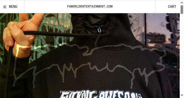 Screenshot of faworldentertainment.com