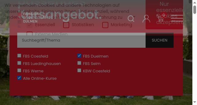 Screenshot of fbs-duelmen.de