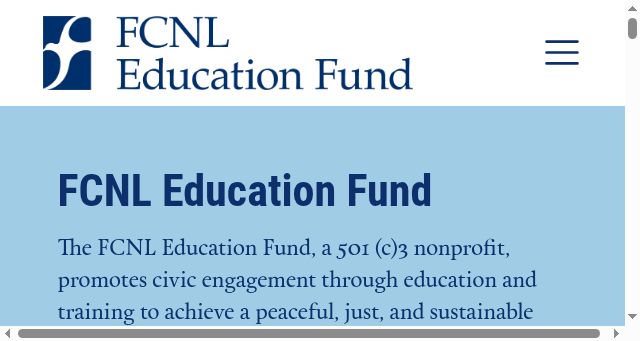 Screenshot of fcnledfund.org