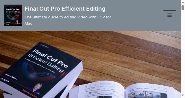 Screenshot of fcpefficientediting.com