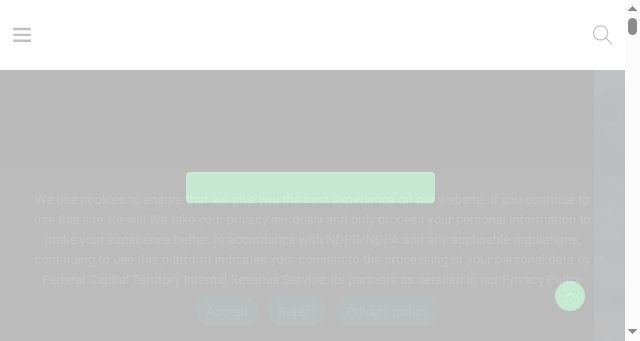 Screenshot of fctirs.gov.ng