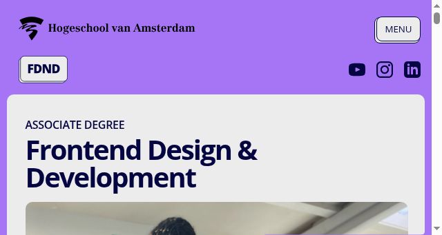 Screenshot of fdnd.nl