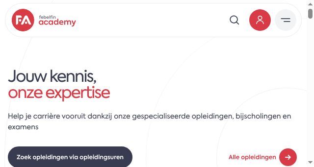 Screenshot of febelfin-academy.be