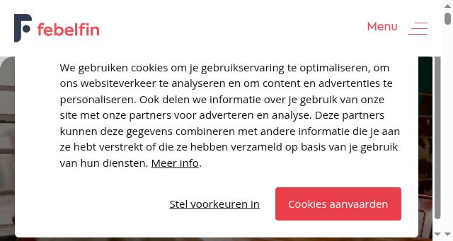 Screenshot of febelfin.be