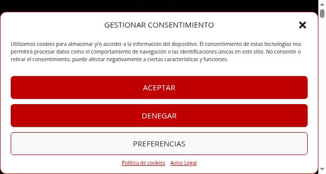 Screenshot of fecsoria.es