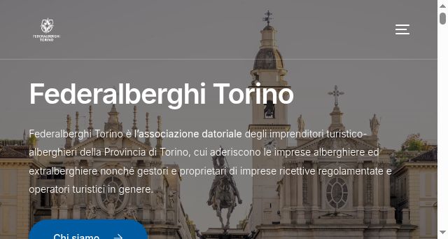 Screenshot of federalberghitorino.it