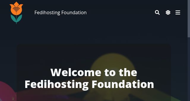 Screenshot of fedihosting.foundation