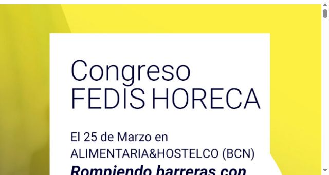 Screenshot of fedishoreca.es