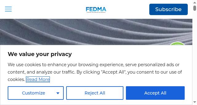 Screenshot of fedma.org