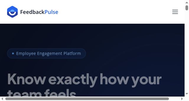 Screenshot of feedbackpulse.com
