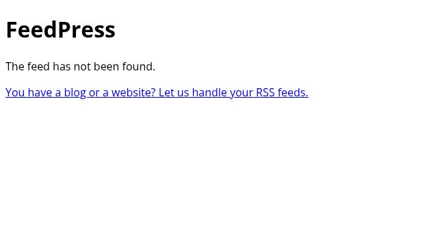 Screenshot of feedpress.me
