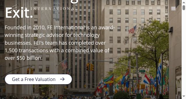 Screenshot of feinternational.com