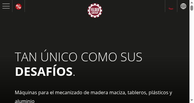 Screenshot of felder-group.com