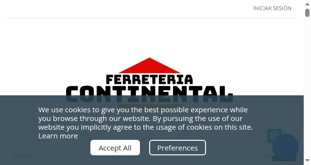 Screenshot of ferreteriacontinental.com.mx