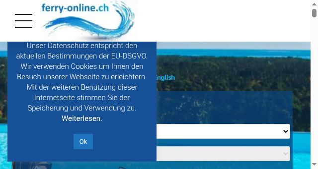 Screenshot of ferry-online.ch