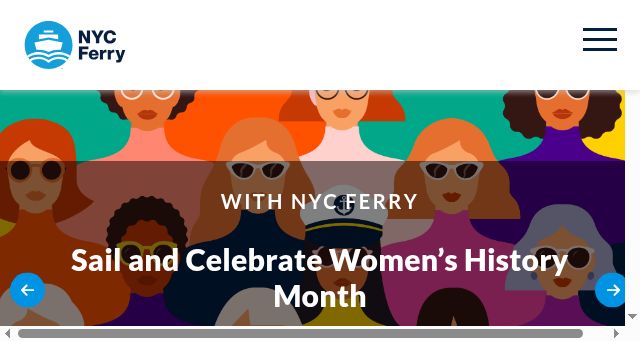 Screenshot of ferry.nyc