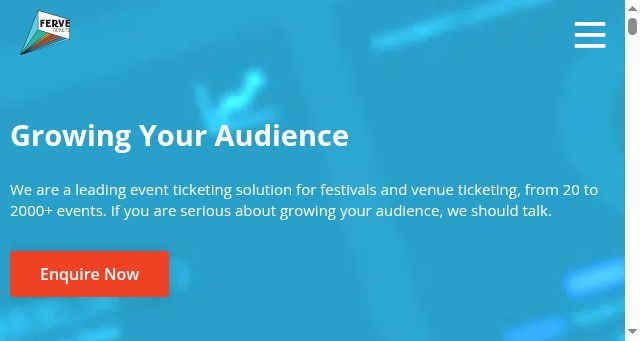 Screenshot of ferve.tickets