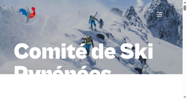 Screenshot of ffs-pyrenees.fr