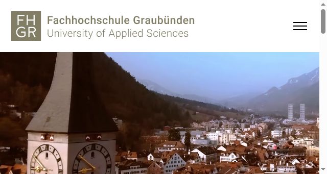 Screenshot of fhgr.ch