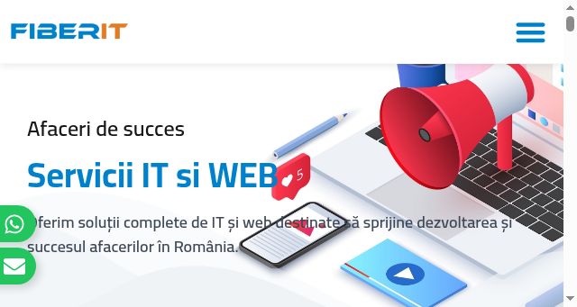 Screenshot of fiberit.ro