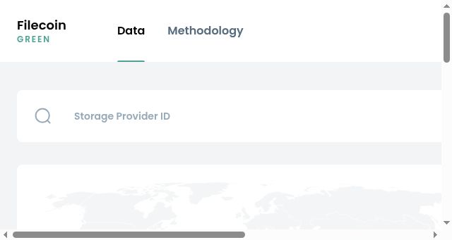 Screenshot of filecoin.energy