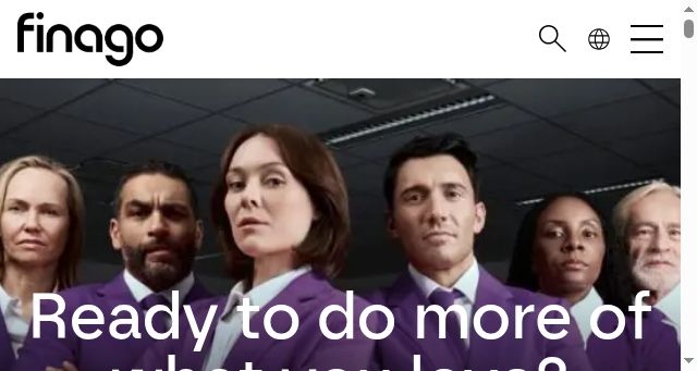 Screenshot of finago.com