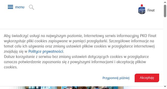 Screenshot of finat.pl