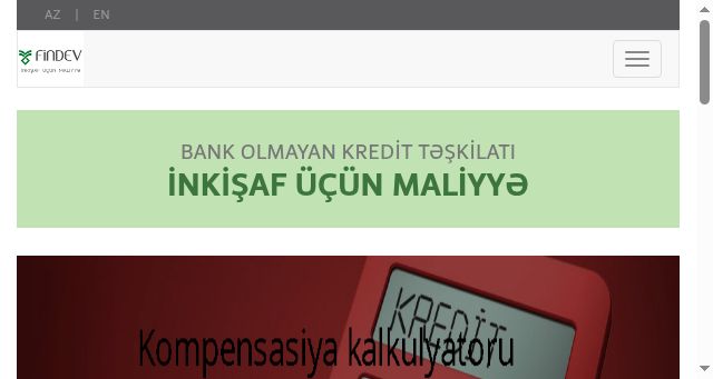 Screenshot of findev.az