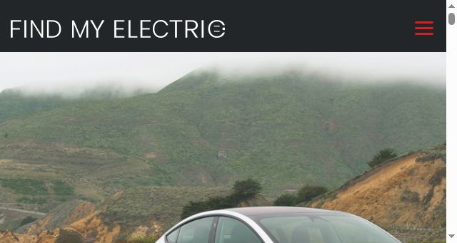 Screenshot of findmyelectric.com